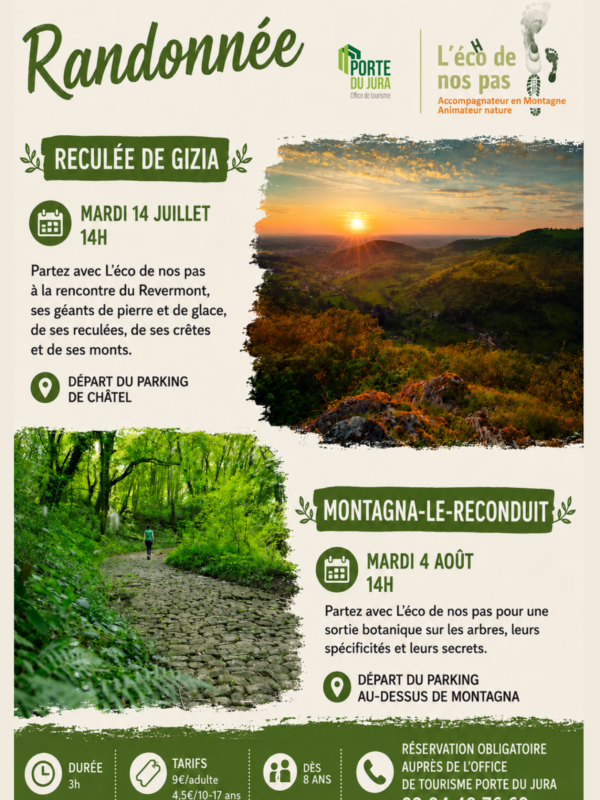 Affiche Eco de nos pas