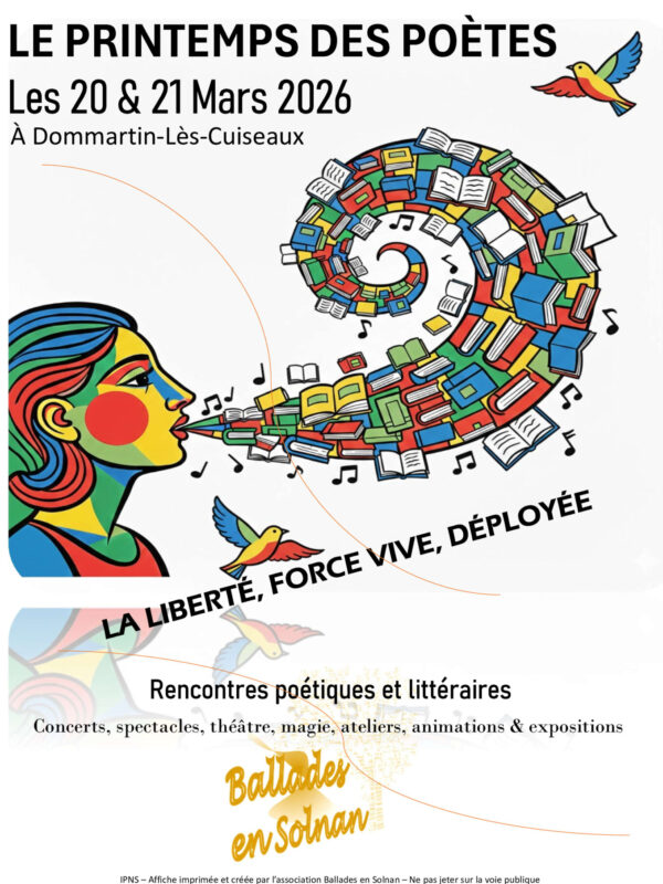 Affiche Printemps des poètes 2026