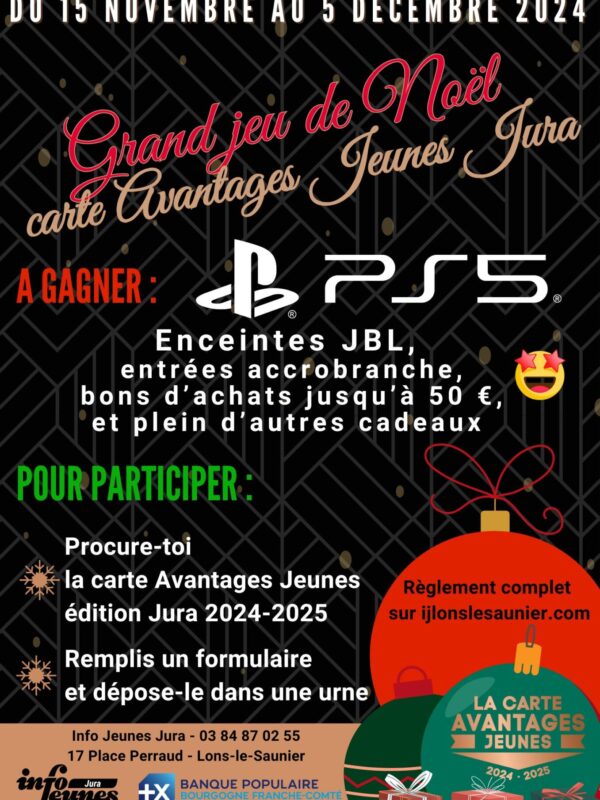 Affiche jeu de Noël