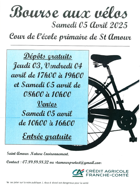 Bourse aux vélos - 05.04