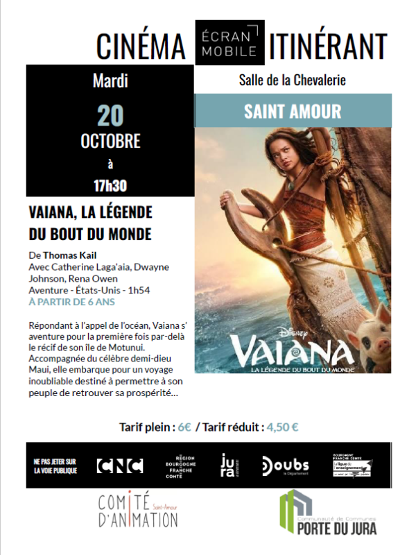 Cinéma - 20.10 - Vaiana