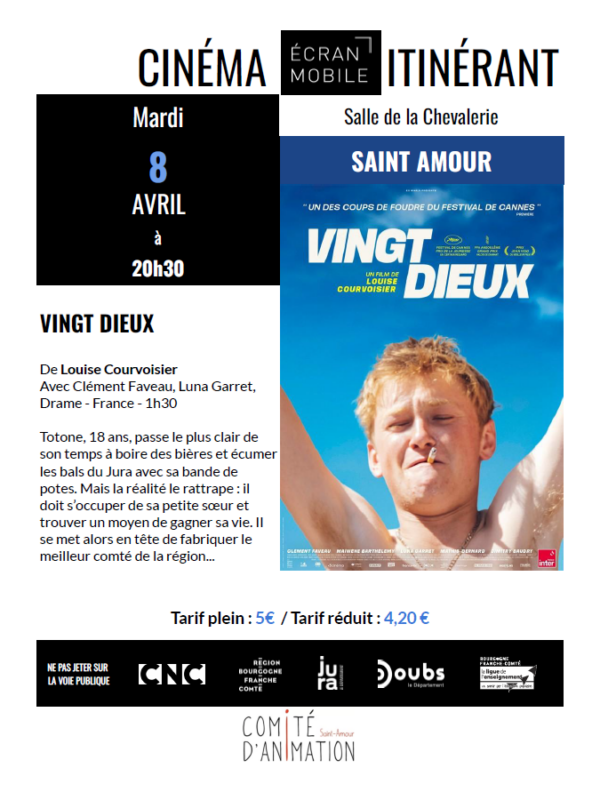 Cinéma - Vingt Dieux - 08.04