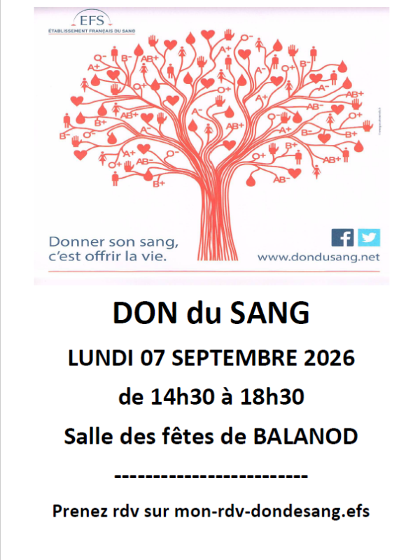 don du sang - 07.09